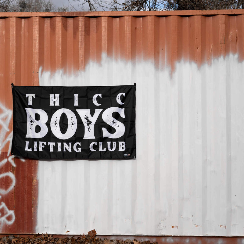 Load image into Gallery viewer, Thicc Boys Lifting Club 3' x 5' Wall Flag