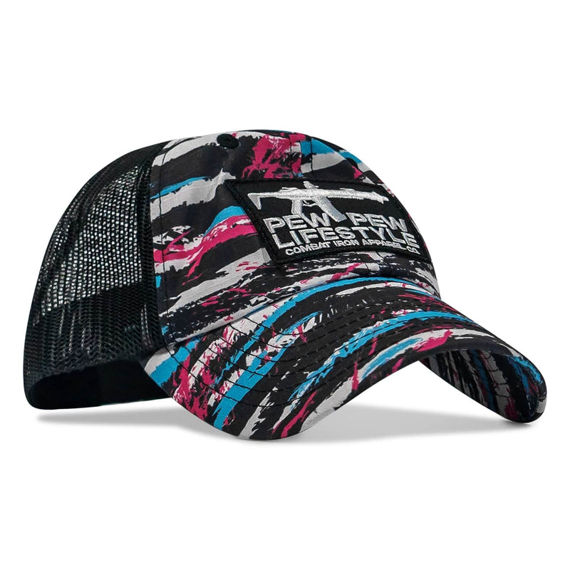 Load image into Gallery viewer, Ripstop Pew Pew Lifesyle Patch Tactical Ripstop Mesh Snapback Hat