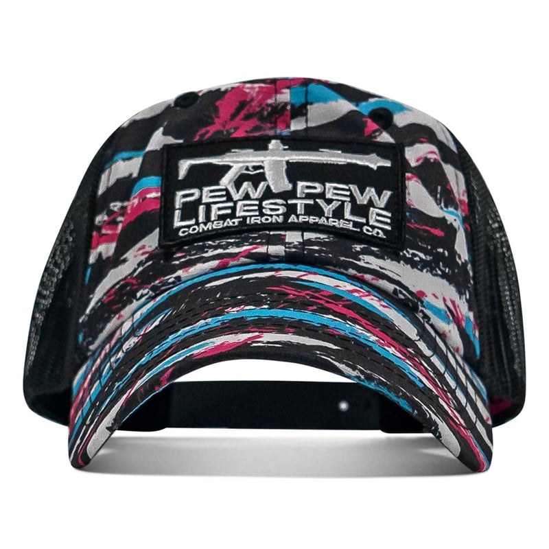 Load image into Gallery viewer, Ripstop Pew Pew Lifesyle Patch Tactical Ripstop Mesh Snapback Hat