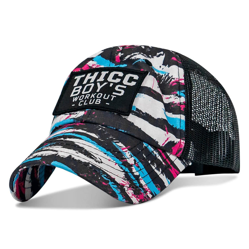 Load image into Gallery viewer, Ripstop Thicc Boys Workout Club Patch Tactical Ripstop Mesh Snapback Hat