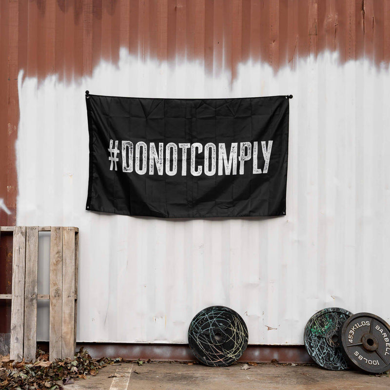 Load image into Gallery viewer, Do Not Comply 3' X 5' Wall Flag