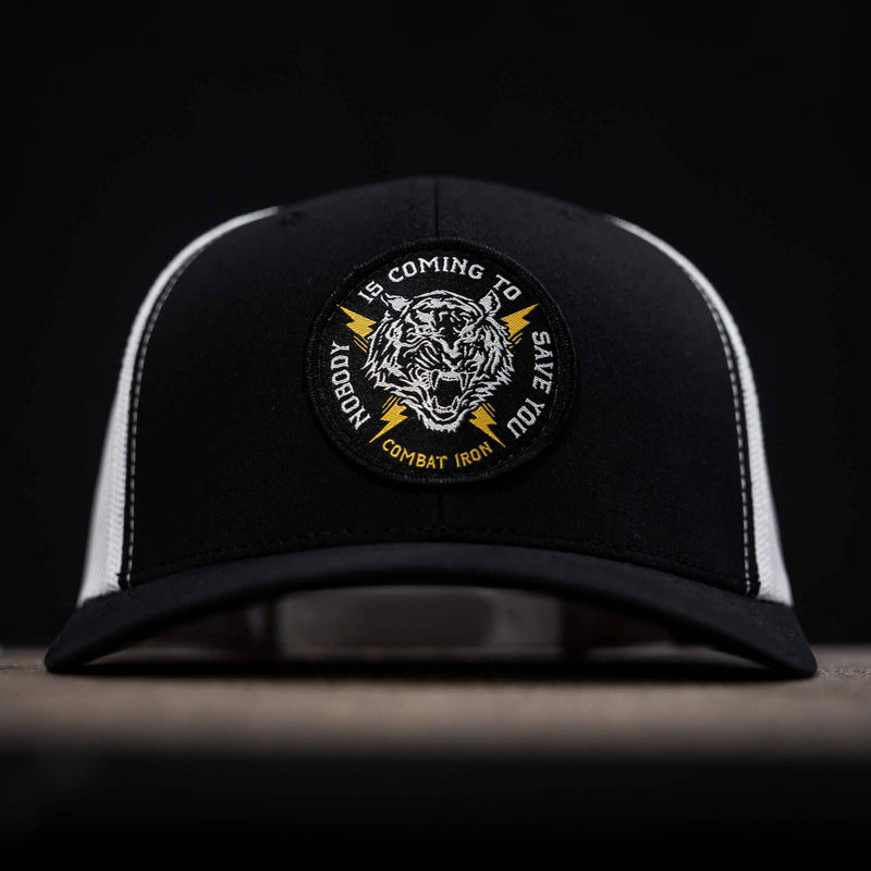Load image into Gallery viewer, Nobody Is Coming To Save You Patch Snapback Hat