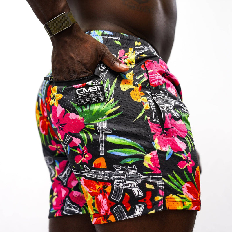 Load image into Gallery viewer, Mid Thigh Mesh Training / Lifestyle Shorts | 5"
