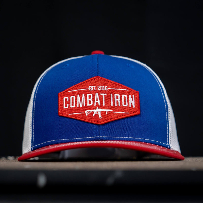 Load image into Gallery viewer, Original AR Red Patch Mid-Profile Mesh Snapback Hat