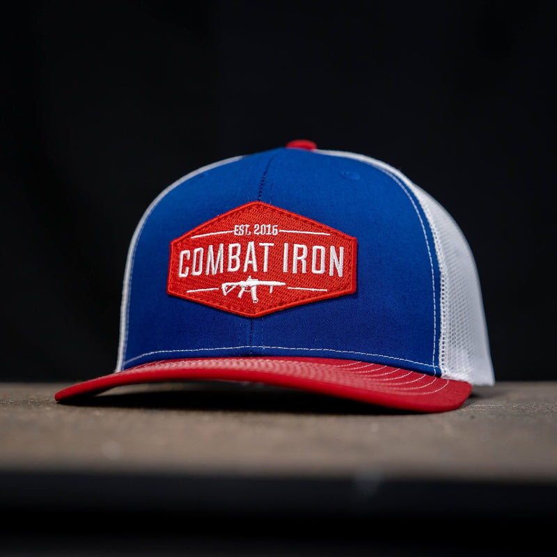 Load image into Gallery viewer, Original AR Red Patch Mid-Profile Mesh Snapback Hat