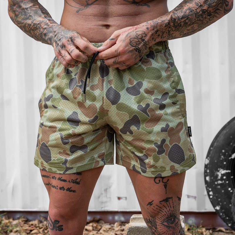 Load image into Gallery viewer, Mid Thigh Mesh Training / Lifestyle Shorts | 5"
