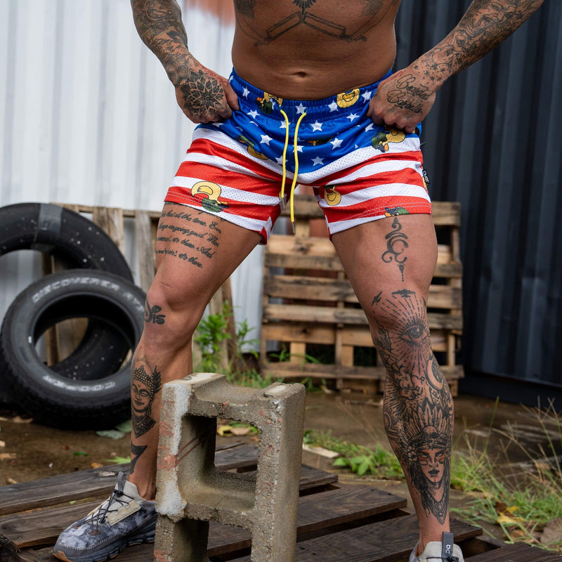 Load image into Gallery viewer, Mid Thigh Mesh Training / Lifestyle Shorts | 5"