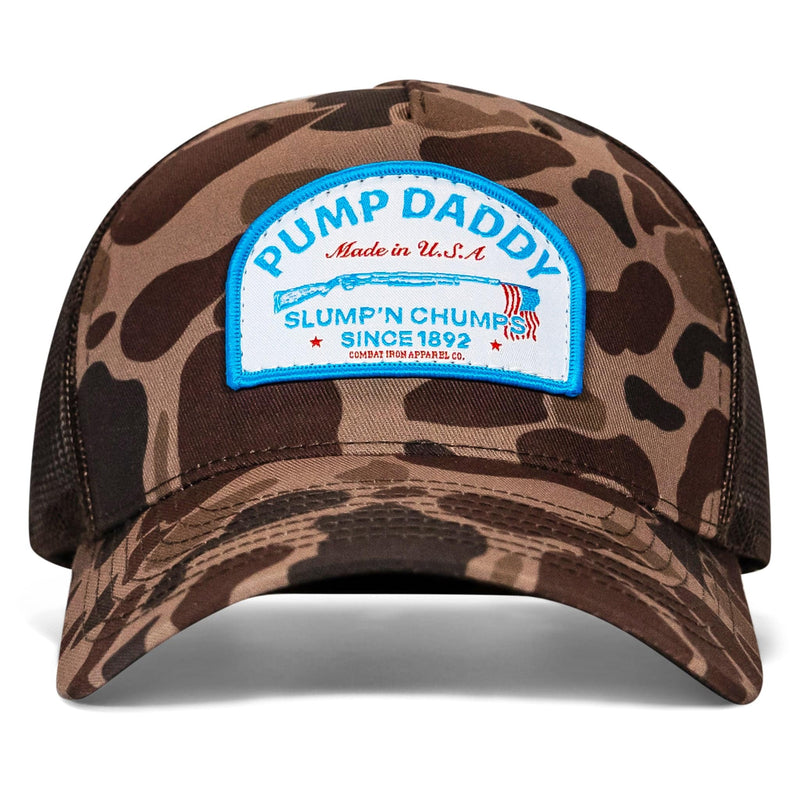 Load image into Gallery viewer, Pump Daddy Slump'n Chumps USA Patch SnapBack