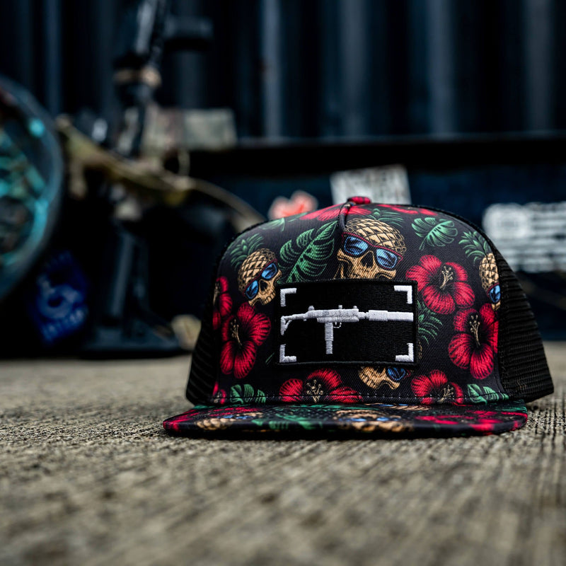 Load image into Gallery viewer, Uzi Patch Black Pineapple Express Flatbill Snapback Hat