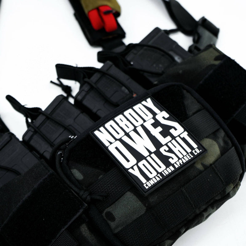 Load image into Gallery viewer, Nobody Owes You Shit PVC Velcro Patch