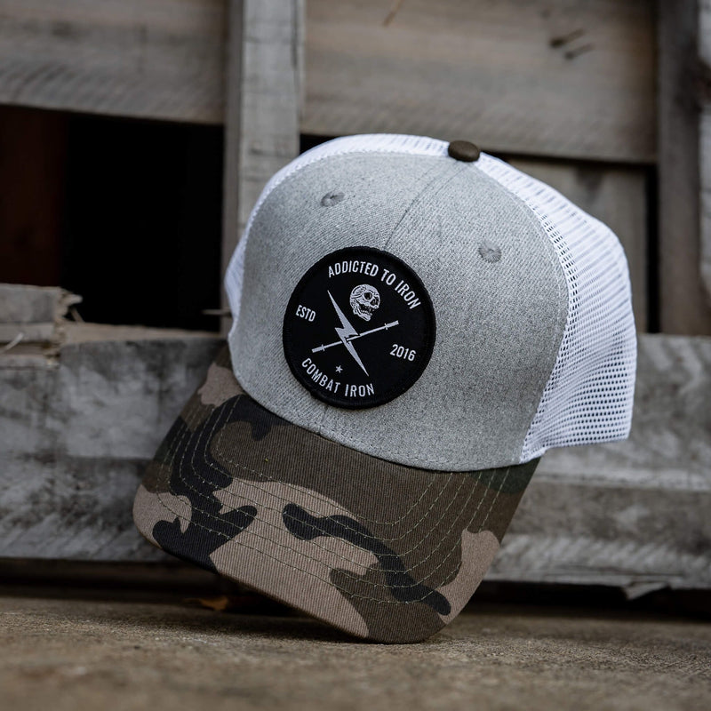Load image into Gallery viewer, Addicted To Iron Patch Snapback Hat