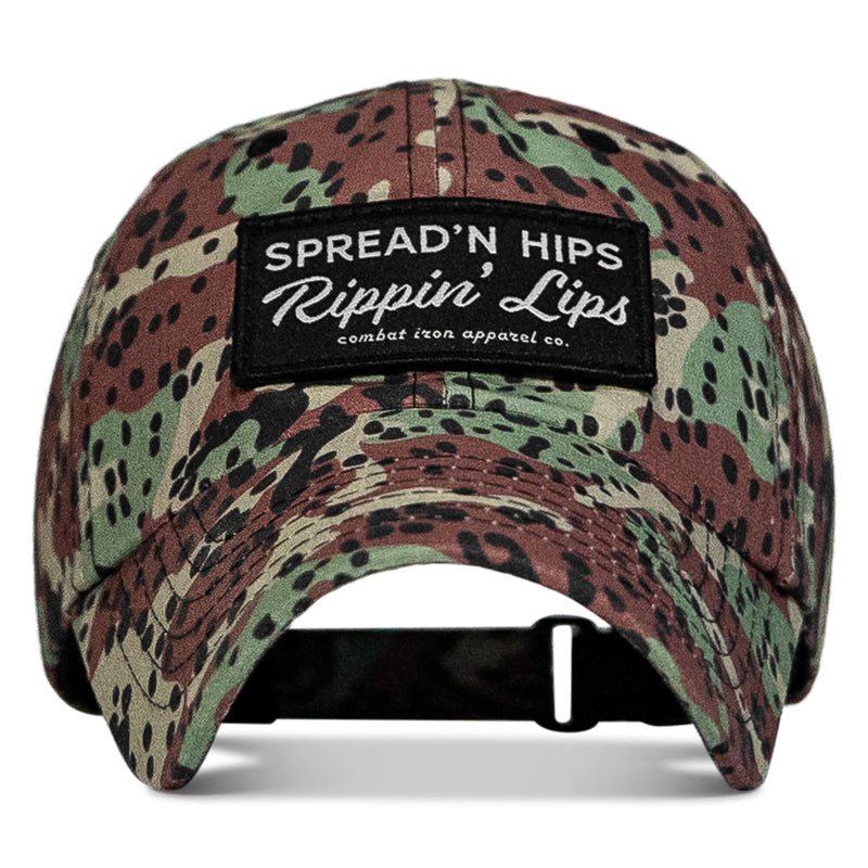 Load image into Gallery viewer, Spreadin' Hips and Rippin' Lips Patch Ripstop Snapback