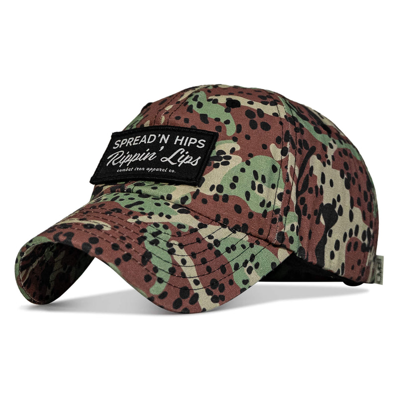 Load image into Gallery viewer, Spreadin' Hips and Rippin' Lips Patch Ripstop Snapback