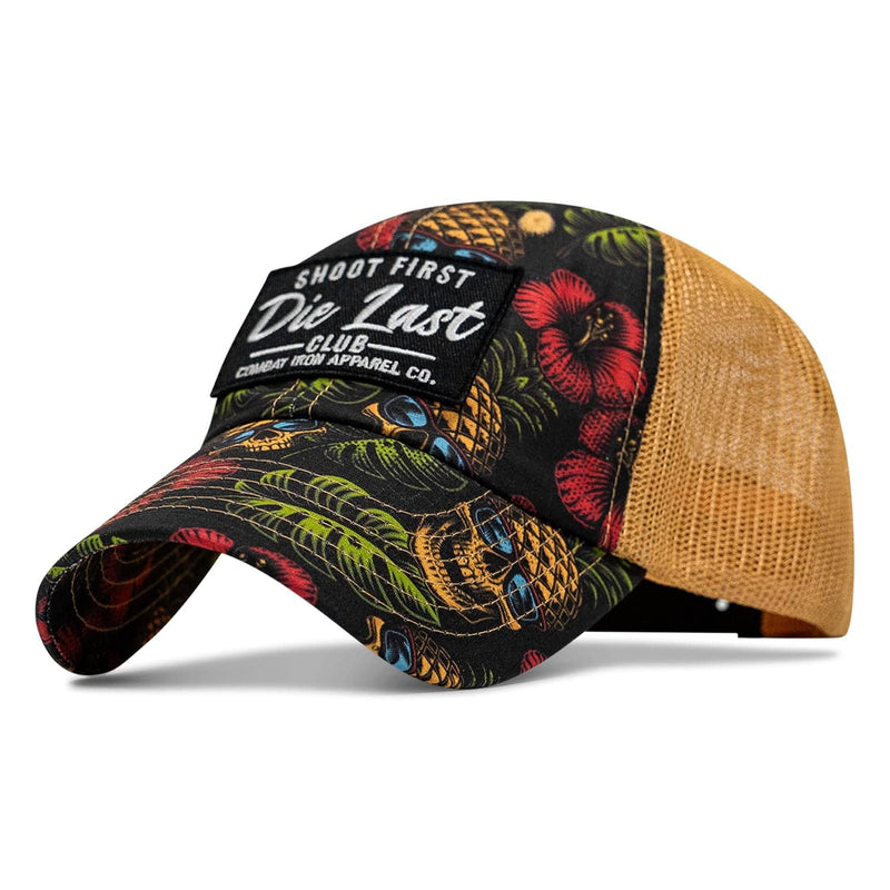 Load image into Gallery viewer, Shoot First. Die Last. Club Patch Tactical Ripstop Mesh Snapback Hat