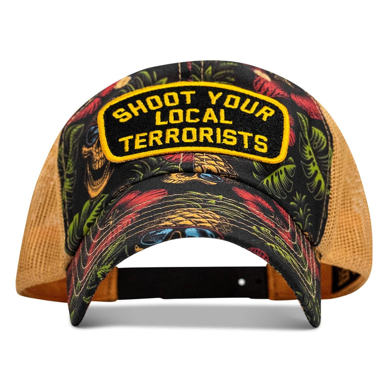 Load image into Gallery viewer, Shoot Your Local Terrorists Patch RipStop Tactical Mesh Snapback Hat