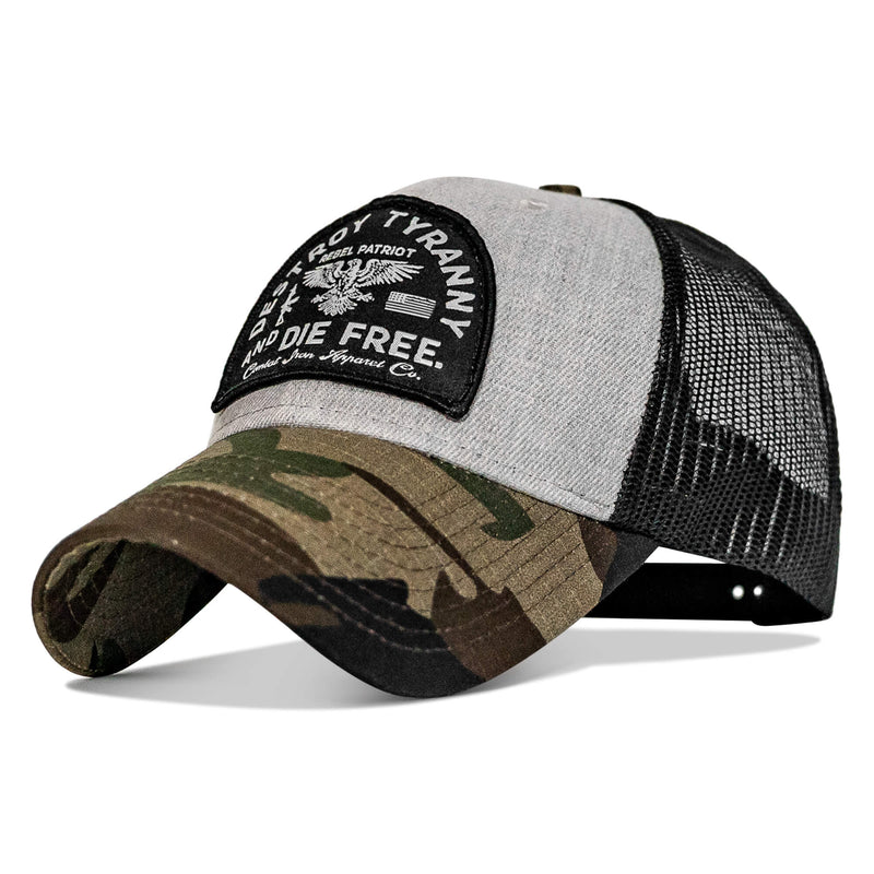 Load image into Gallery viewer, Destroy Tyranny and Die Free Patch Snapback