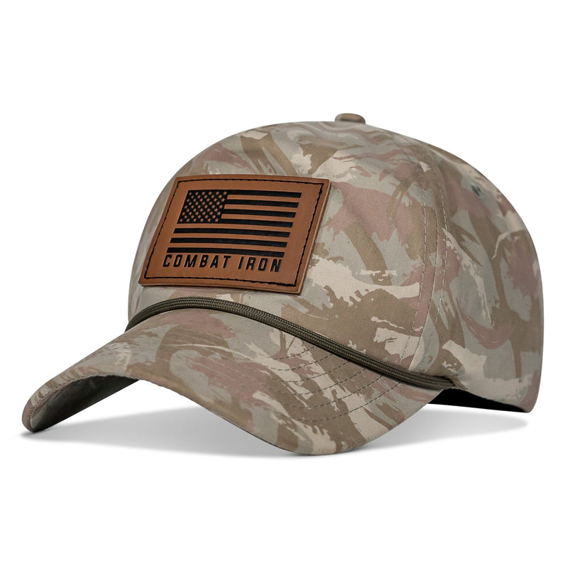 Load image into Gallery viewer, US Flag Leather Patch Crushable Snapback Hat