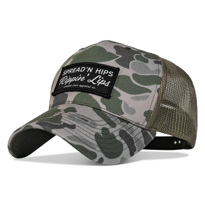 Load image into Gallery viewer, Spreadin' Hips Rippin' Lips Patch Snapback