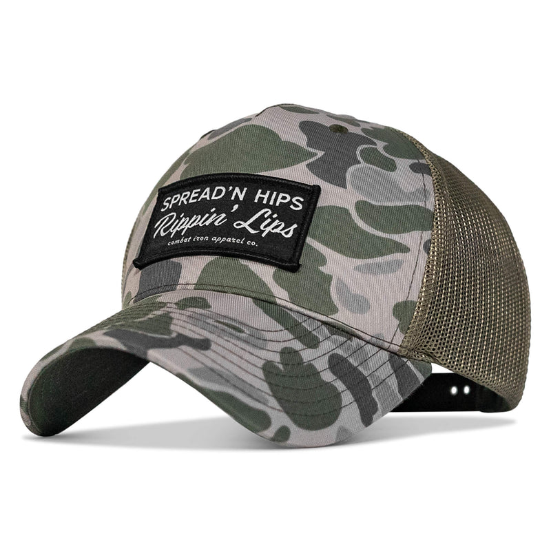 Load image into Gallery viewer, Spreadin' Hips Rippin' Lips Patch Snapback