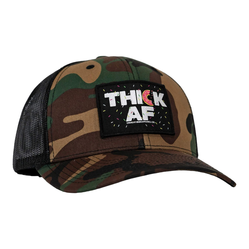 Load image into Gallery viewer, THICK AF DONUT EDITION PATCH MID-PROFILE MESH SNAPBACK Hat