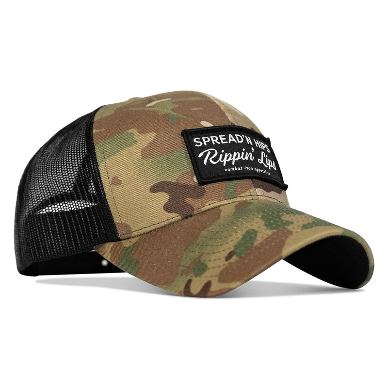 Load image into Gallery viewer, Spreadin' Hips Rippin' Lips Patch Snapback