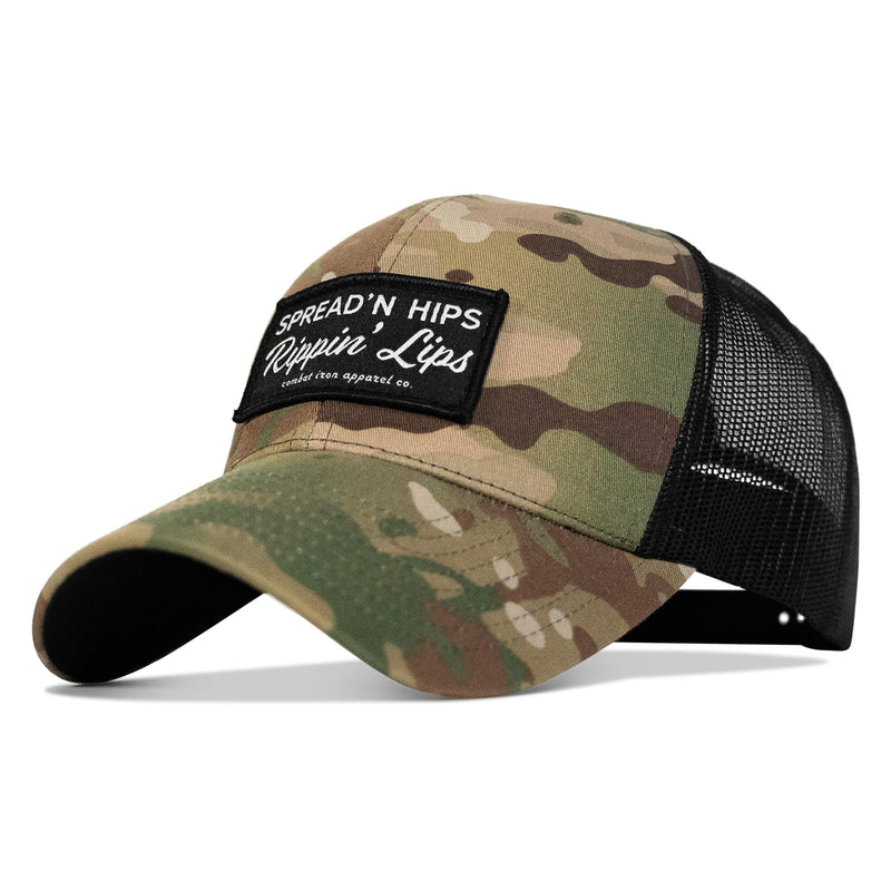 Load image into Gallery viewer, Spreadin' Hips Rippin' Lips Patch Snapback