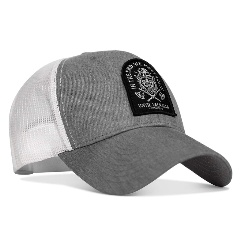 Load image into Gallery viewer, In The End, We Meet Again - Until Valhalla Patch Snapback Hat