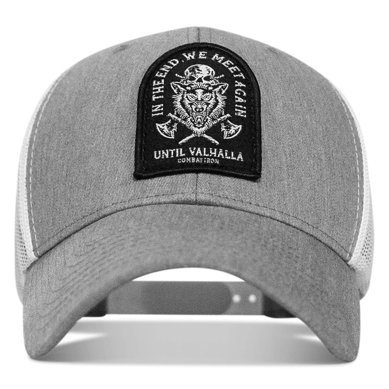 Load image into Gallery viewer, In The End, We Meet Again - Until Valhalla Patch Snapback Hat
