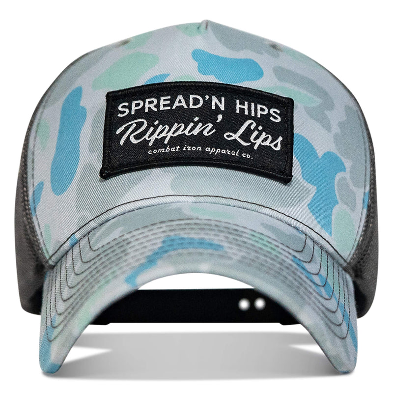 Load image into Gallery viewer, Spreadin' Hips Rippin' Lips Patch Snapback
