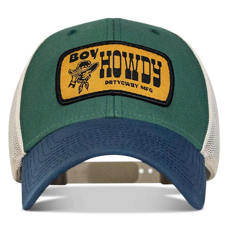 Load image into Gallery viewer, Boy Howdy Western Patch Snapback Hat