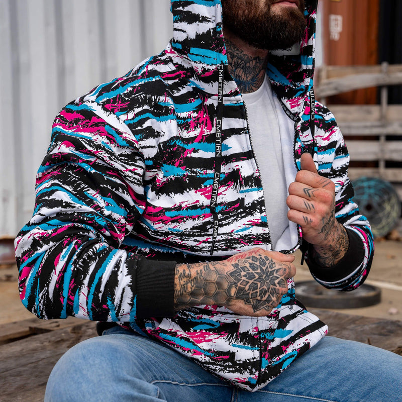 Load image into Gallery viewer, Men's Fleece Lined Zip Up Hoodie
