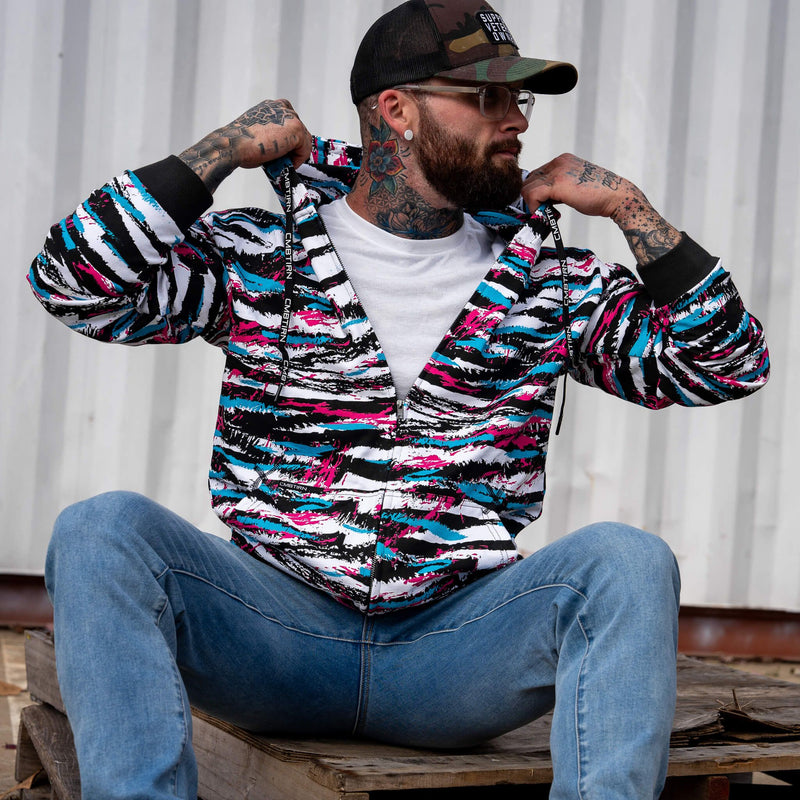 Load image into Gallery viewer, Men's Fleece Lined Zip Up Hoodie