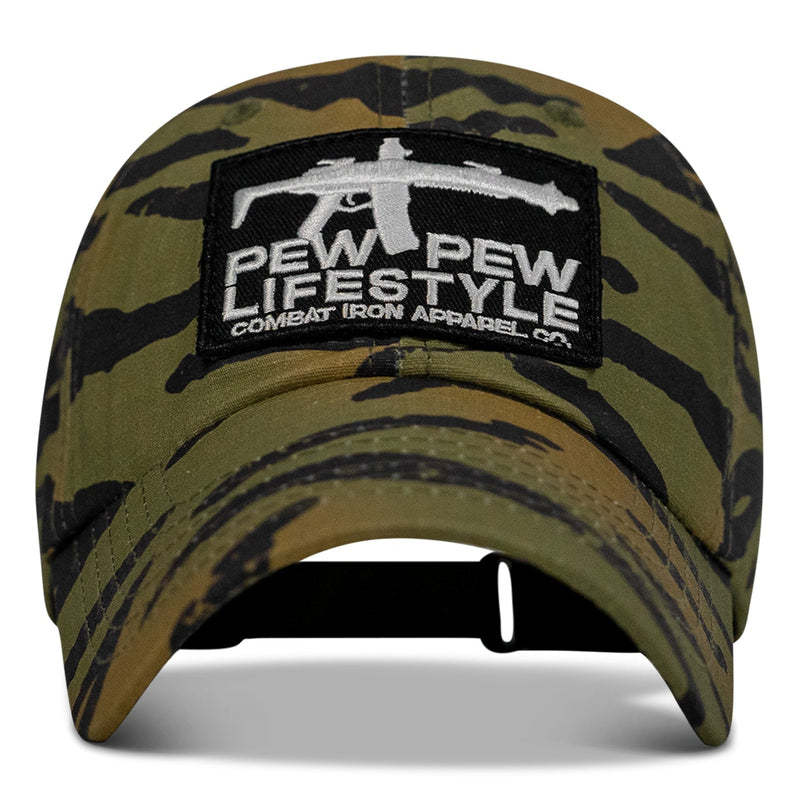 Load image into Gallery viewer, Ripstop Pew Pew Lifesyle Patch Tactical Ripstop Mesh Snapback Hat