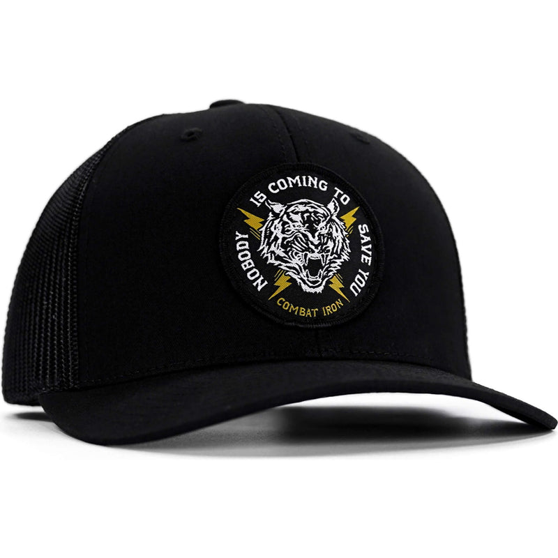 Load image into Gallery viewer, Nobody Is Coming To Save You Patch Snapback Hat