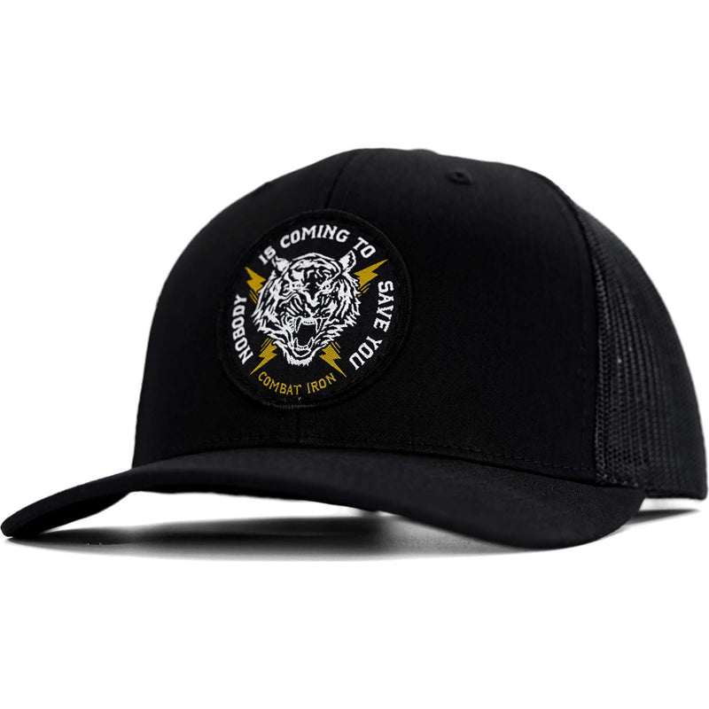Load image into Gallery viewer, Nobody Is Coming To Save You Patch Snapback Hat