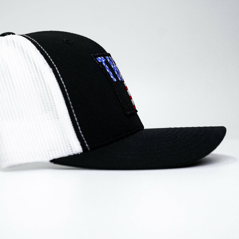 Load image into Gallery viewer, Thick AF USA Edition Patch Mid-Profile Mesh Snapback