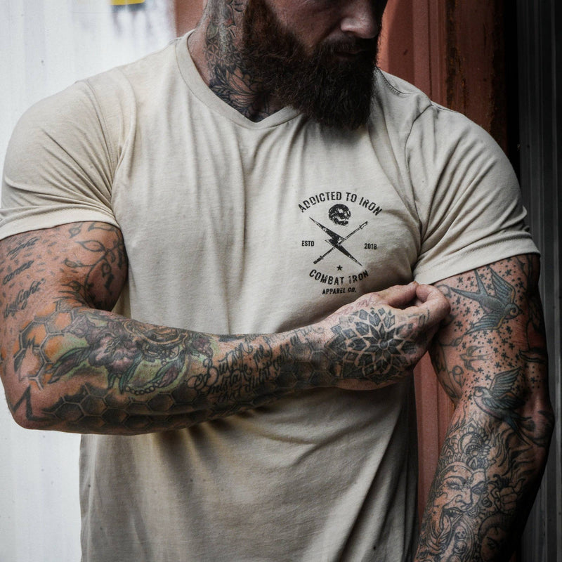 Load image into Gallery viewer, Addicted to Iron V3 Training Men's T-Shirt