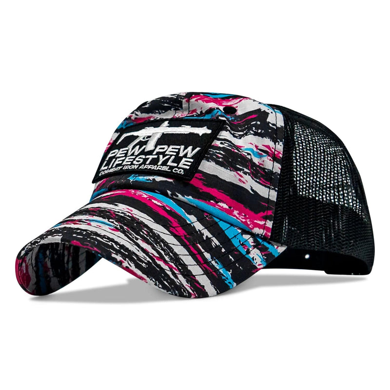 Load image into Gallery viewer, Ripstop Pew Pew Lifesyle Patch Tactical Ripstop Mesh Snapback Hat