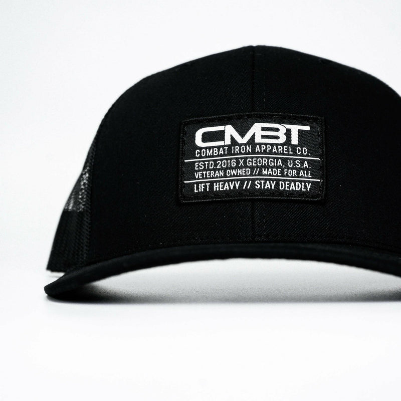 Load image into Gallery viewer, Branded CMBT Labeled Mid-Profile Snapback Hat