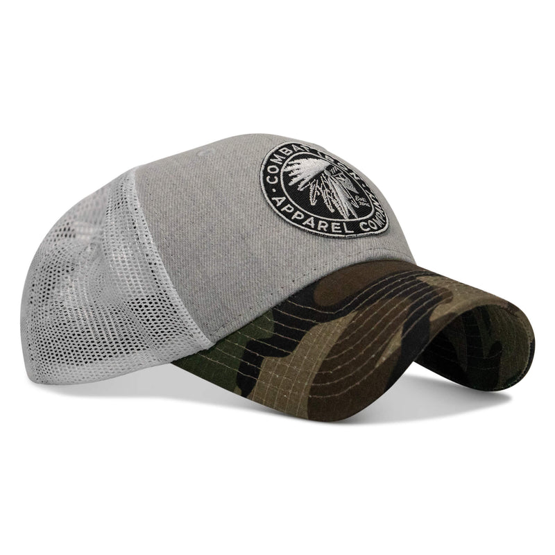 Load image into Gallery viewer, Indian Chief Skull Patch Snapback