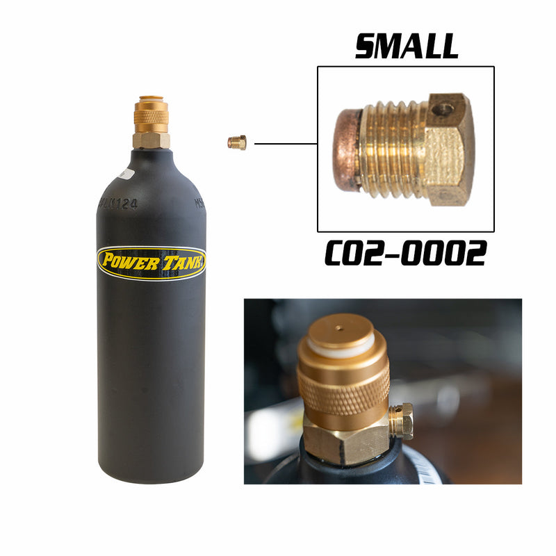 Load image into Gallery viewer, Blow Off Caps for CO2 Bottles Power Tank