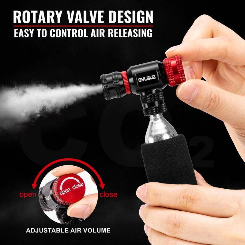 Load image into Gallery viewer, CO2 Inflator Set (with 6×16g Cartridges)