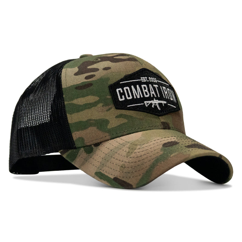 Load image into Gallery viewer, Original AR Black Patch Snapback Hat