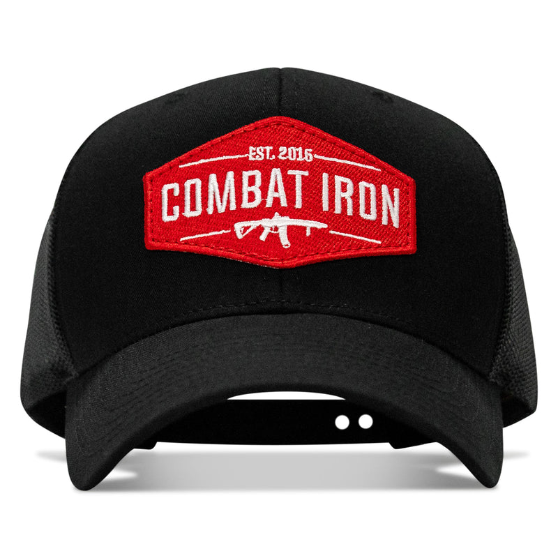 Load image into Gallery viewer, Original AR Red Patch Mid-Profile Mesh Snapback Hat