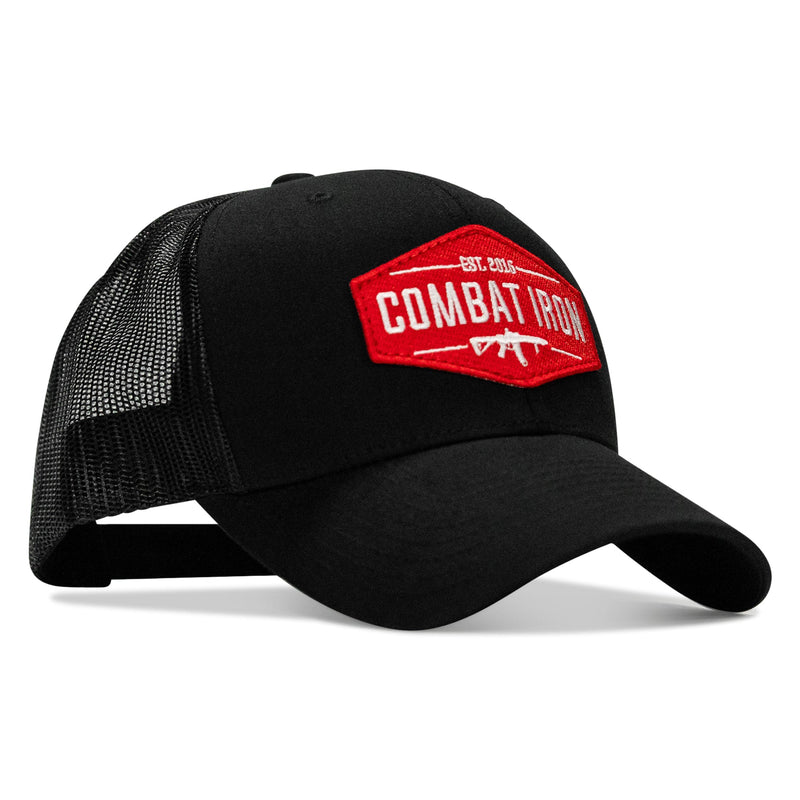 Load image into Gallery viewer, Original AR Red Patch Mid-Profile Mesh Snapback Hat