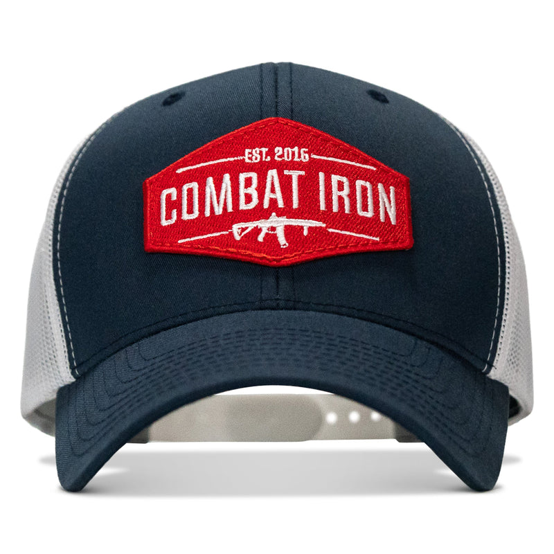 Load image into Gallery viewer, Original AR Red Patch Mid-Profile Mesh Snapback Hat