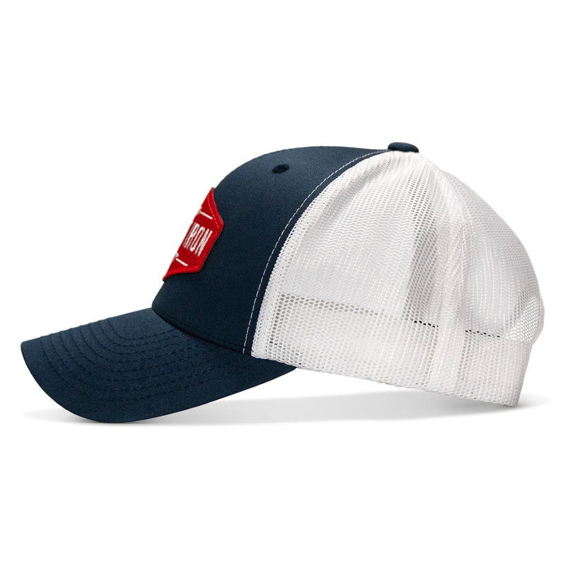 Load image into Gallery viewer, Original AR Red Patch Mid-Profile Mesh Snapback Hat