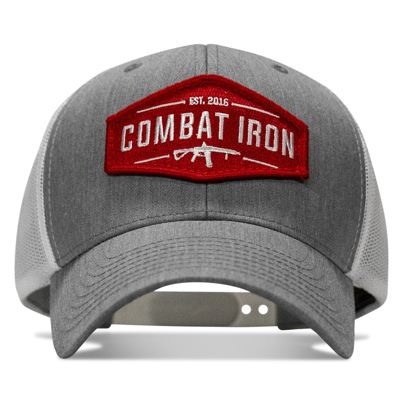 Load image into Gallery viewer, Original AR Red Patch Mid-Profile Mesh Snapback Hat