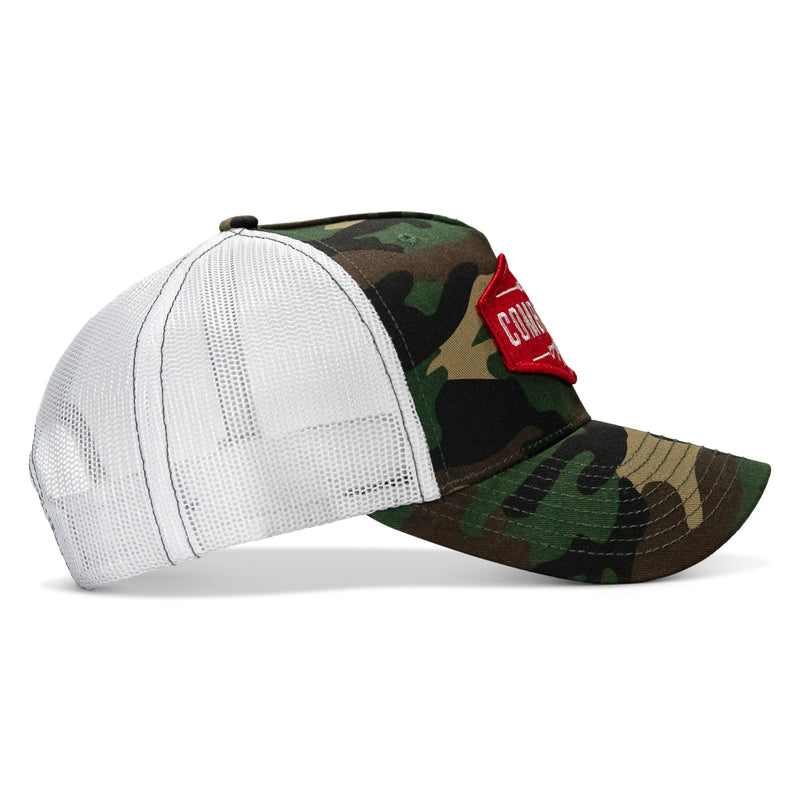 Load image into Gallery viewer, Original AR Red Patch Mid-Profile Mesh Snapback Hat