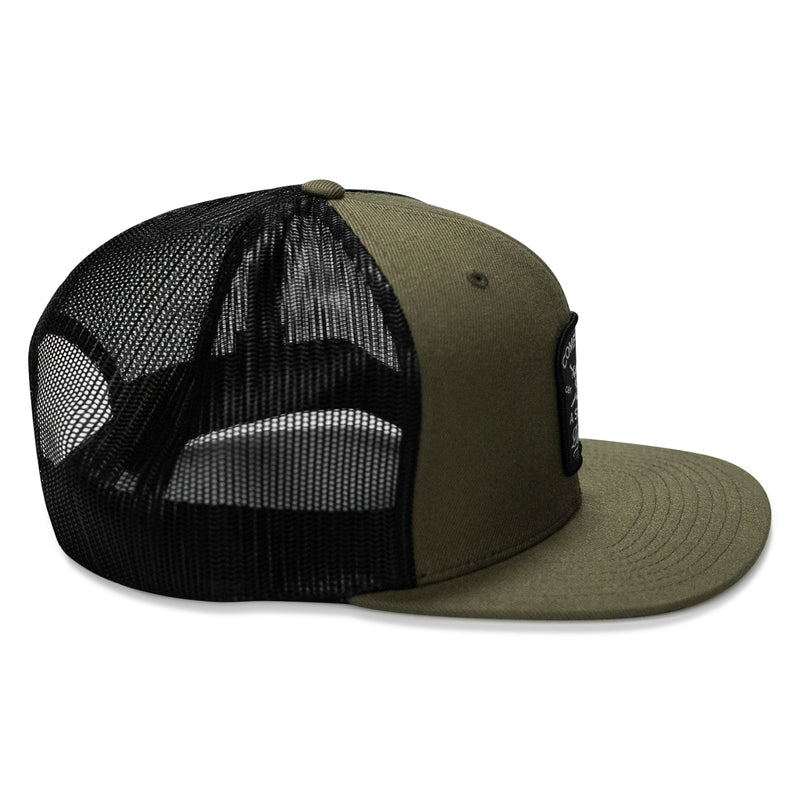 Load image into Gallery viewer, Comfort Is A Slow Death Patch Flatbill Snapback Hat